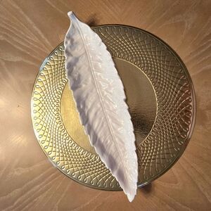 Vintage Spode Imperial Porcelain Appetizer Dish, Leaf Design